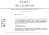 Unicity Bios Life S Fiber & Nutrient Drink