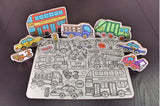 Washable Silicone Coloring Mat - City Services
