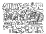 Washable Silicone Coloring Mat - City Services