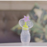 Haakaa Silicone Breast Pump Flower Stopper - Purple