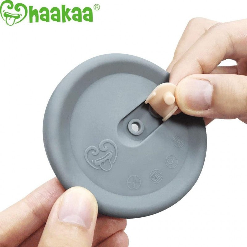 Haakaa Breast Pump Silicone Cap Gray – CEO Emporium