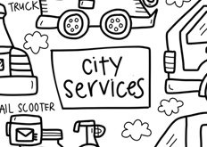 Washable Silicone Coloring Mat - City Services