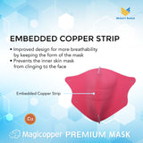 MAGICOPPER PREMIUM MASK (FULL LINER) - PINK