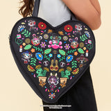 JUJUBE HEART TOTE DIAPER BAG – DIA DE LOS MUERTOS