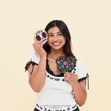 JUJUBE SUGAR SKULL MINI BAG CLIP-ON POUCH ACCESSORY – DIA DE LOS MUERTOS