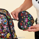 JUJUBE HEART MINI BAG CLIP-ON POUCH ACCESSORY – DIA DE LOS MUERTOS