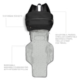 DELUXE BACKPACK DIAPER BAG - BLACK