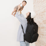 DELUXE BACKPACK DIAPER BAG - BLACK