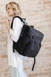MODERN BACKPACK DIAPER BAG - BLACK