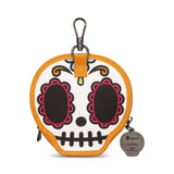 JUJUBE SUGAR SKULL MINI BAG CLIP-ON POUCH ACCESSORY – DIA DE LOS MUERTOS