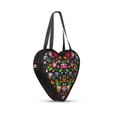 JUJUBE HEART TOTE DIAPER BAG – DIA DE LOS MUERTOS