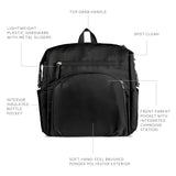 MODERN BACKPACK DIAPER BAG - BLACK