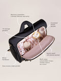 JUJUBE SATCHEL DIAPER BAG - BLACK