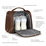 JUJUBE INSULATED BOTTLE BAG - ESPRESSO