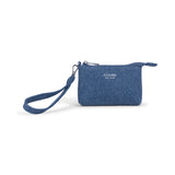 JUJUBE 3-PIECE POUCH SET - DENIM & DAISIES