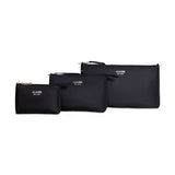 JUJUBE 3-PIECE POUCH SET - BLACK