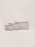 JUJUBE 3-PIECE POUCH SET - TAUPE