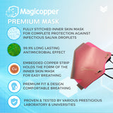 MAGICOPPER PREMIUM MASK (FULL LINER) - PINK