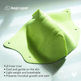 MAGICOPPER PREMIUM MASK (FULL LINER WITH LANYARD) - LIME