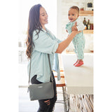 BE CLUTCH EARTH LEATHER - CHARCOAL
