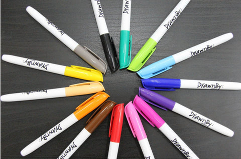 DrawnBy Marker Set (13 Colors)