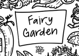 Washable Silicone Coloring Mat - Fairy Garden