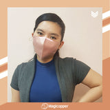 MAGICOPPER PREMIUM MASK (FULL LINER WITH LANYARD) - LIGHT PINK