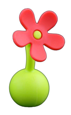 Haakaa Silicone Breast Pump Flower Stopper - Orange