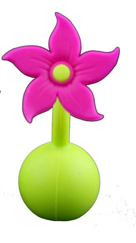 Haakaa Silicone Breast Pump Flower Stopper - Purple