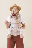 TULA LINEN EXPLORE BABY CARRIER - SAND