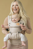 TULA LINEN EXPLORE BABY CARRIER - SAND